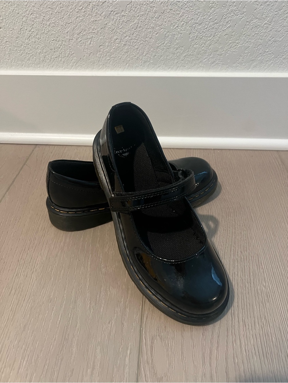 Dr. Martens Black Patent Mary Jane Shoes EU 36